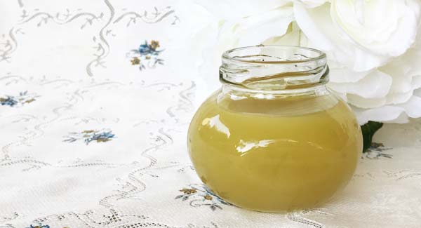 My Jar of Homemade Rose Beauty Balm.
